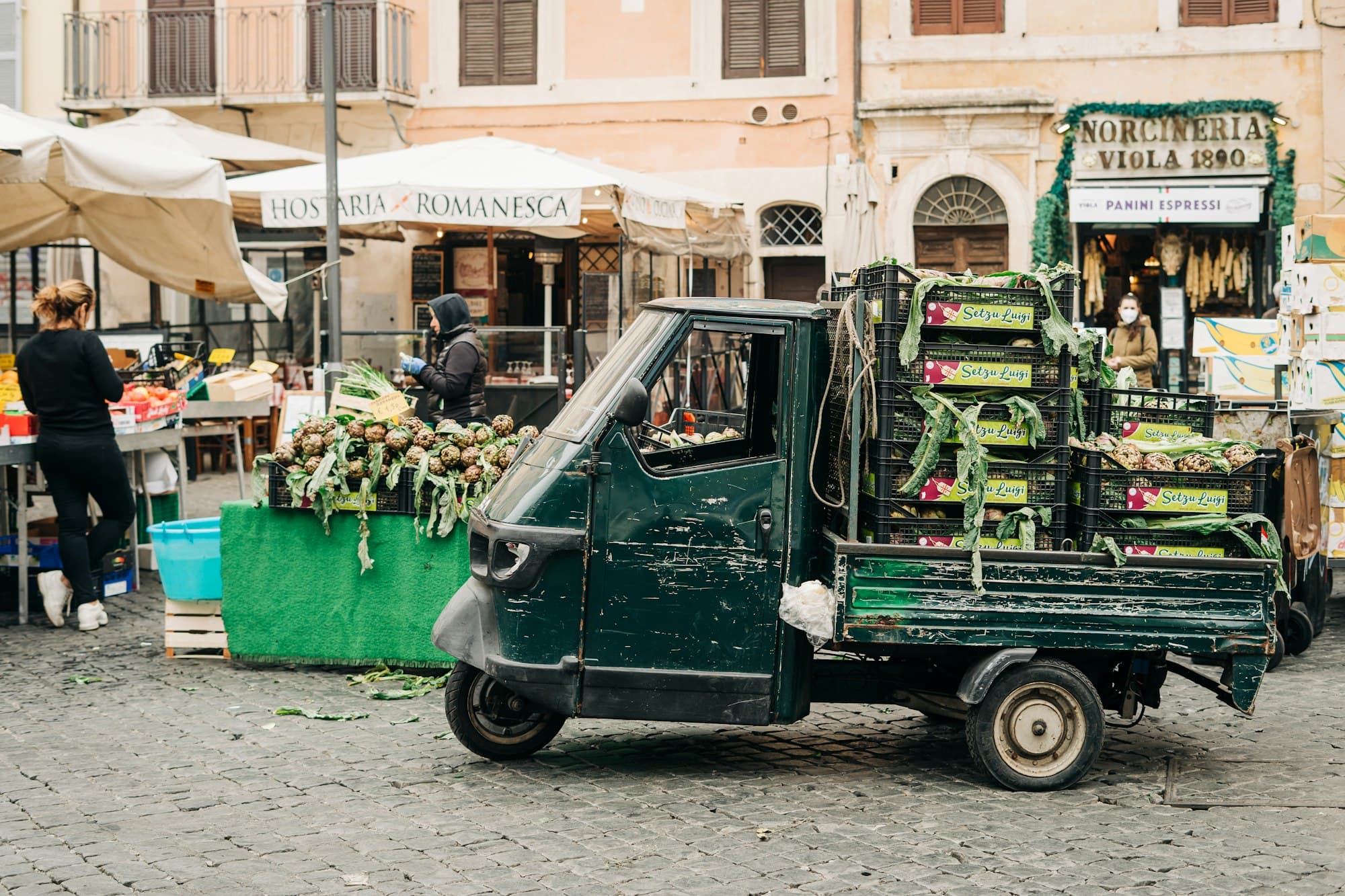 Dal mercato alla tavola con uno chef romano