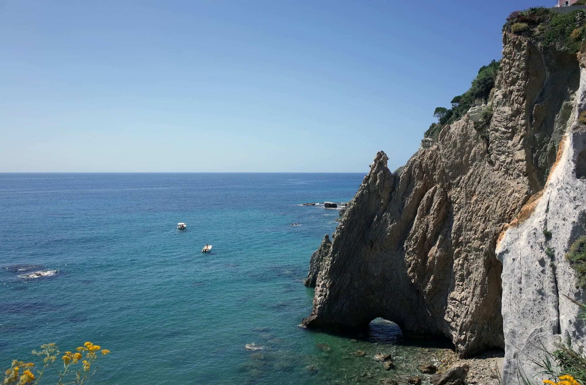 Una giornata in mare verso Ponza