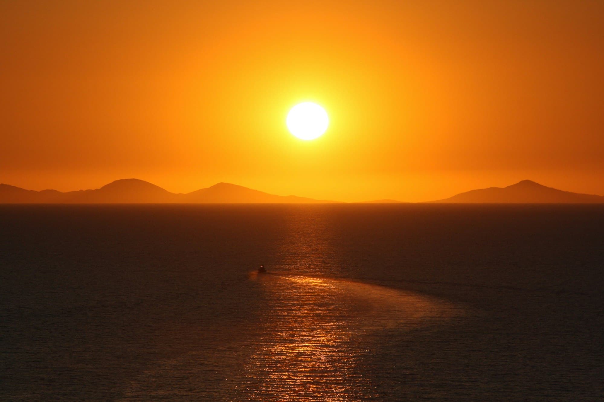 Tramonto in barca da Sperlonga, fotografia 3